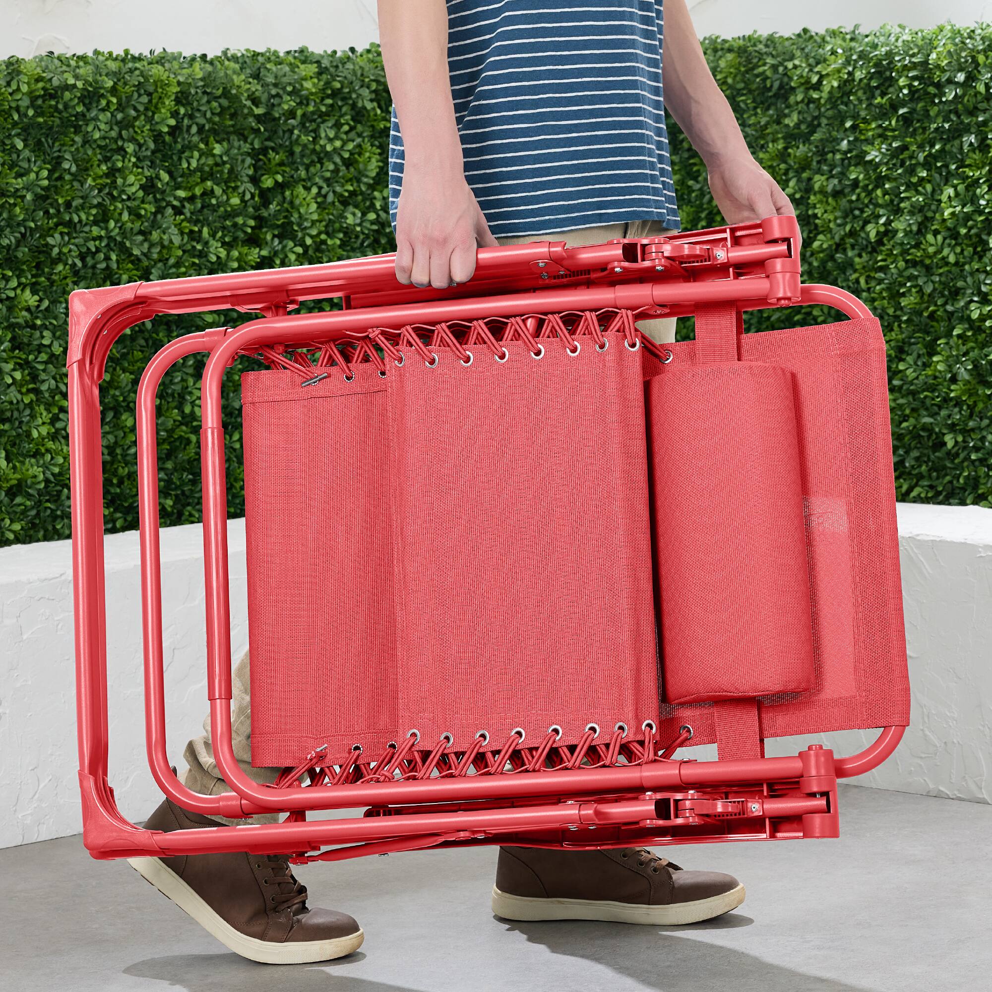 Alt View 2. Best Choice Products - Best Choice Products Monochromatic Zero Gravity Chair, Folding Patio Recliner w/Side Tray, Headrest - Coral - Coral.