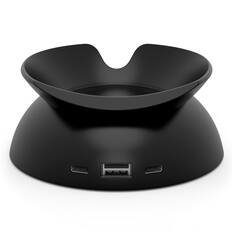 Front. Amazon - Echo Spot Charging Stand - Charcoal.