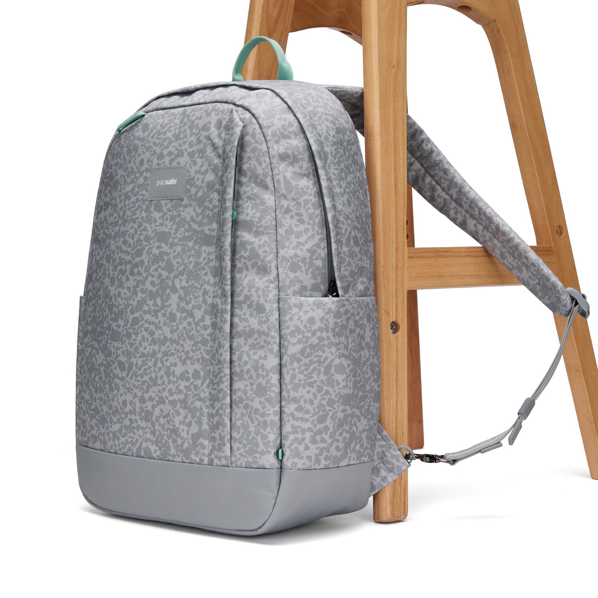 Alt View 3. Pacsafe - GO Anti Theft 25L Backpack - Meteor Ice.