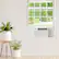 Alt View 20. Keystone - 350 Sq. Ft. 8,000 BTU Window Air Conditioner and 3,500 BTU Heater with Supplemental Heat - White.