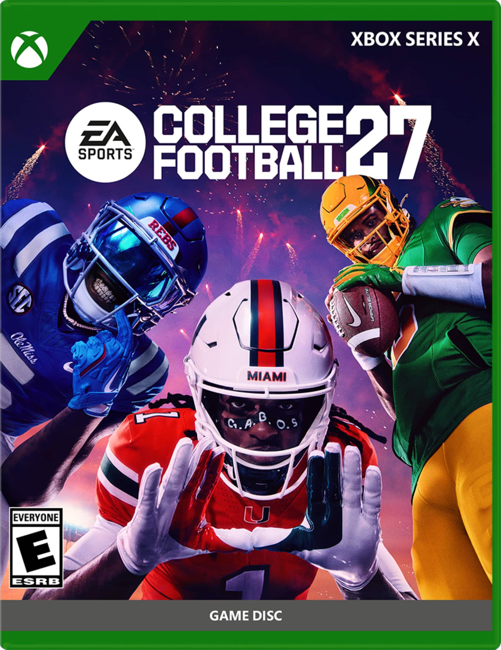 EA SPORTS College Football 27 - Xbox Series X - Front_Zoom