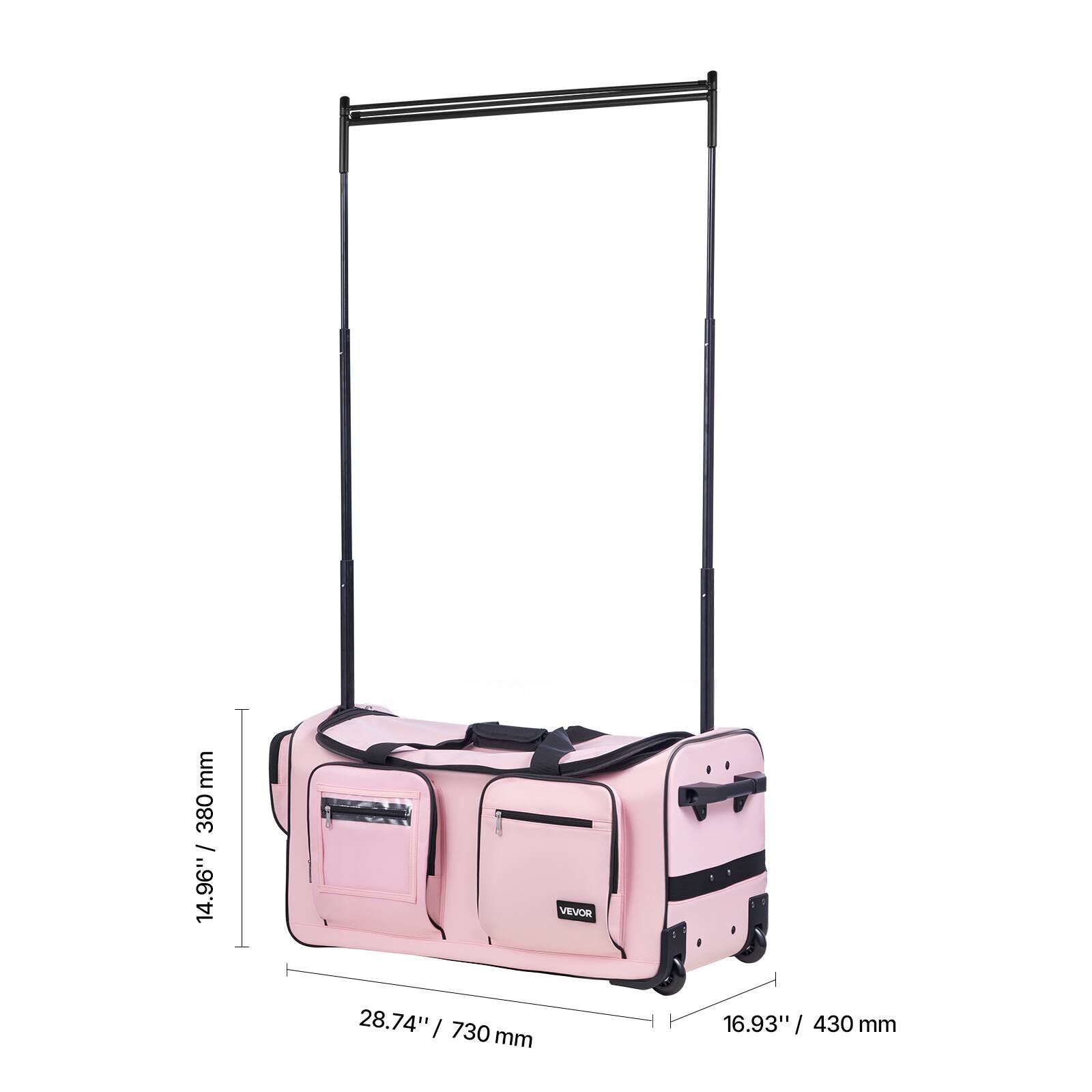 - Height: 14.96" / 380 mm
- Width: 28.74" / 730 mm
- Depth: 16.93" / 430 mm