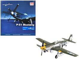 Hobby Master - North American P-51D Mustang "413926 375th FS 8th Air Force" 1944 US Army Air Forces "Air Power Series" 1/48 - Green, White, Yellow