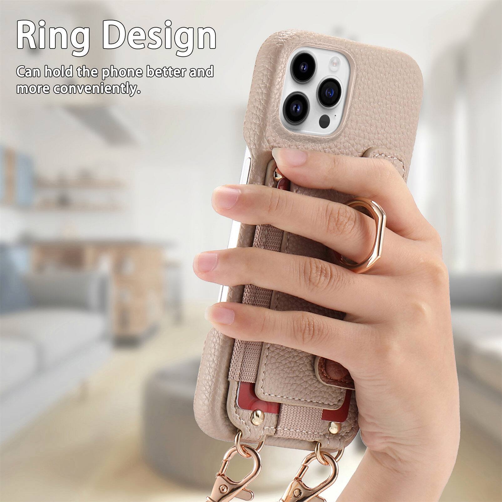 Ring Design  
Can hold the phone better and more conveniently.