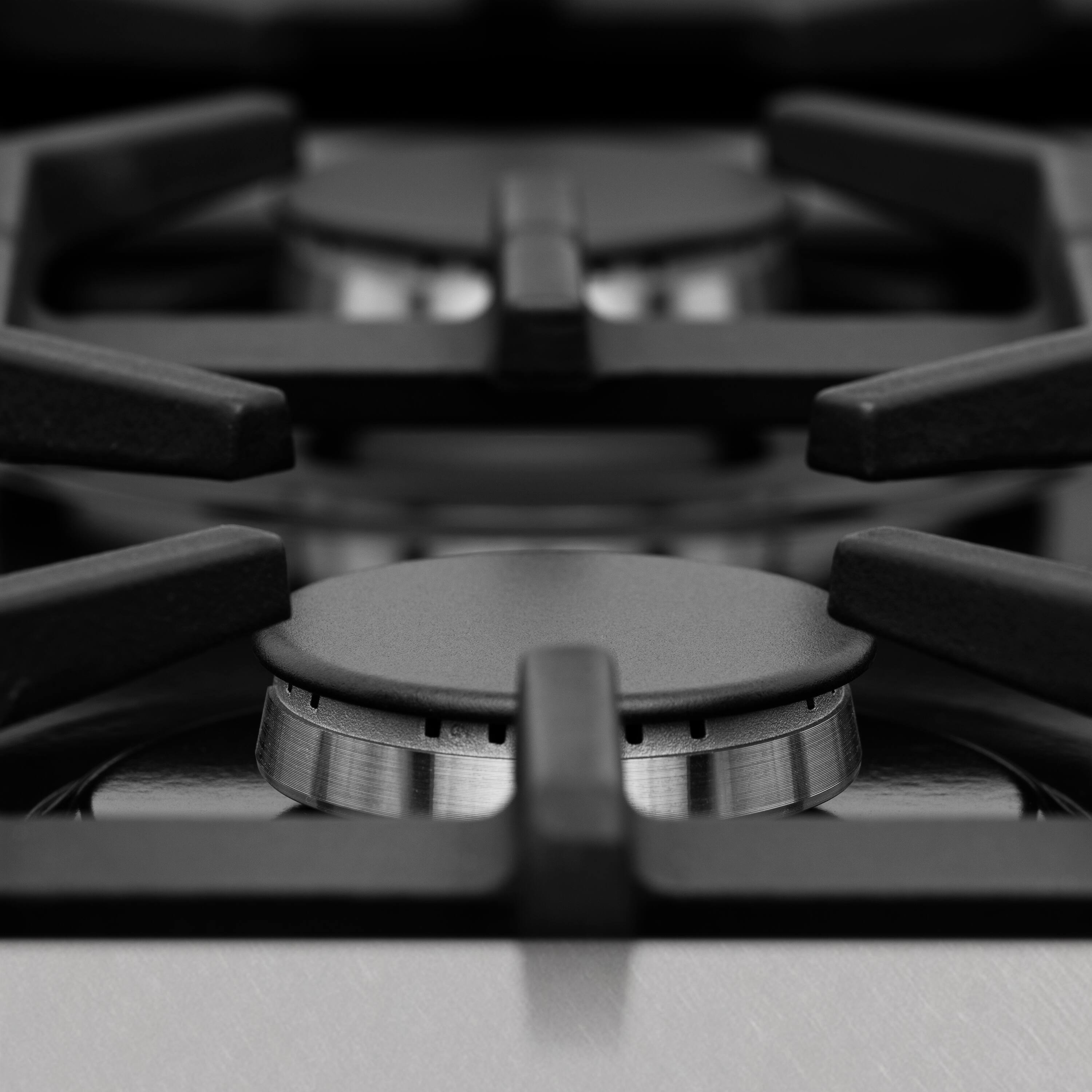 Alt View 6. ZLINE - ZLINE 30 in. Legacy Dual Fuel Range with 4 Burners and Oven (RAS-SN-30) - Satin Stainless Steel.