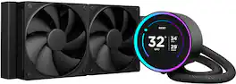 NZXT - Kraken Elite 240mm 2024 Radiator Liquid Cooler (2 x 120mm F Fans) with 2.72" IPS Display - Black