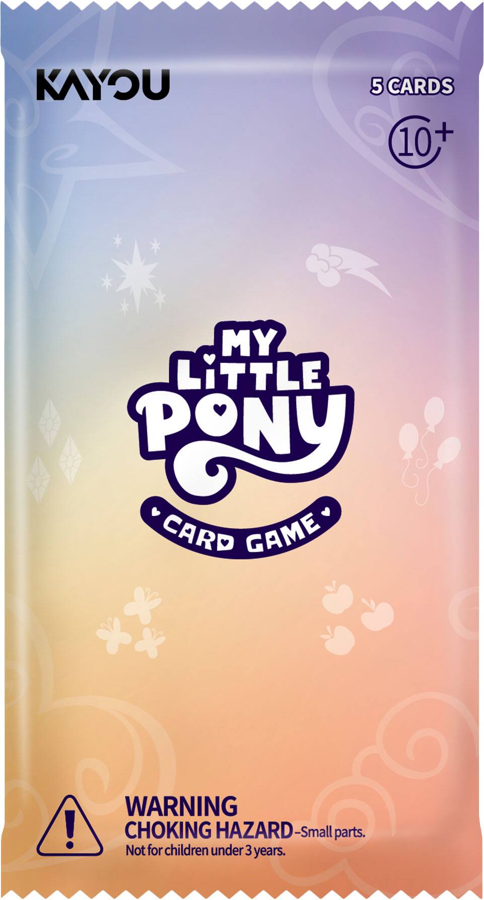 KAYOU 5 CARDS + 10 MY LITTLE PONY CARD GAME! WARNING: CHOKING HAZARD - Small parts. Not for children under 3 years.