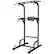 Front. Brick Attic - 450LBS Multifunction Power Tower, Pull Up Bar Dip Station/Stand for Home Gym Strength Training Workout Equipment - Black.