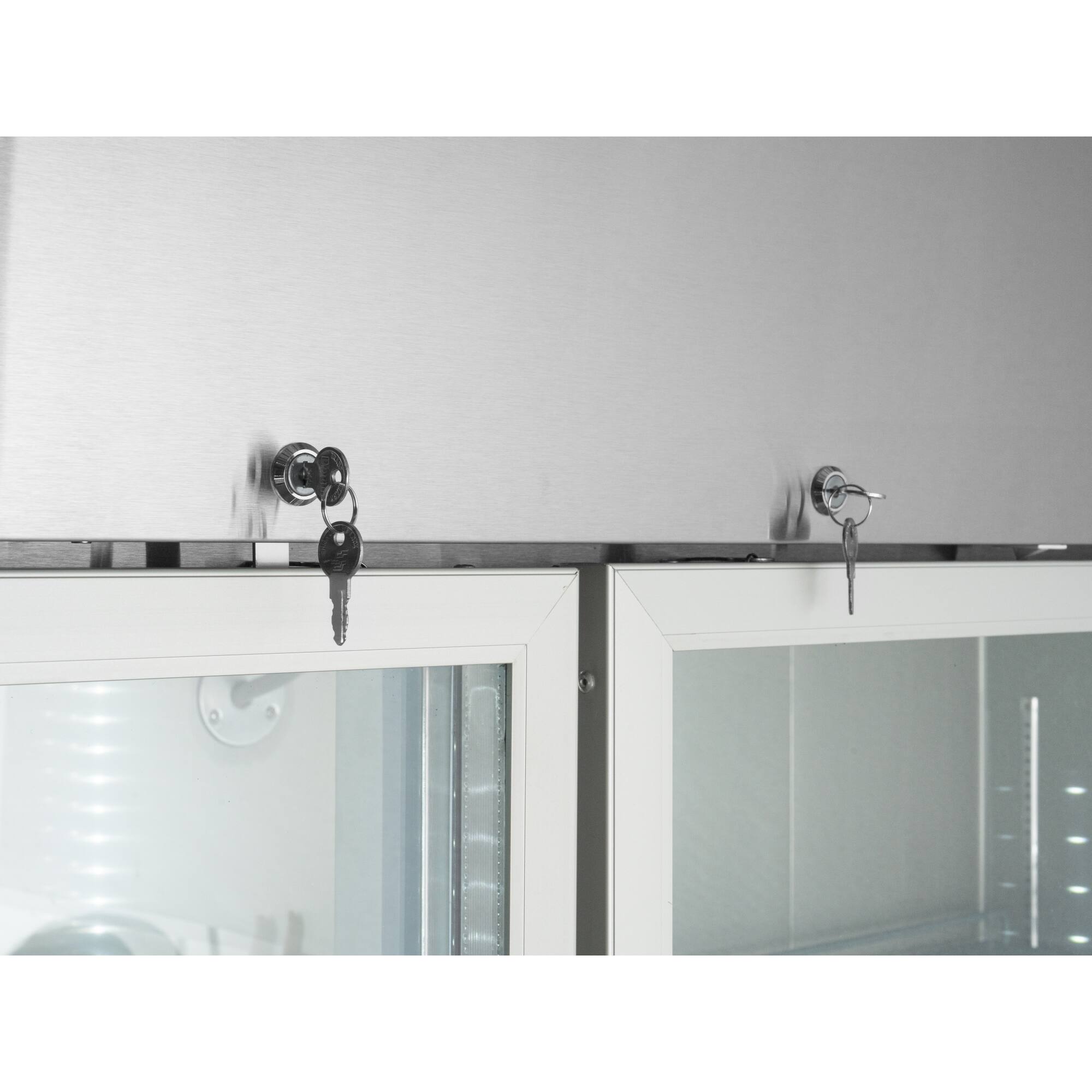 Alt View 7. Koolmore - 81 in. Three-Door Reach-In Refrigerator - 72 Cu Ft. RIR-3D-GD - Stainless-Steel.