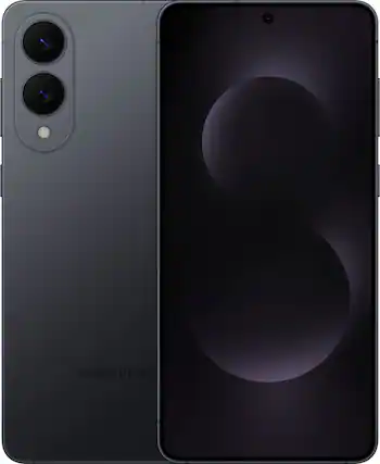 Front. Samsung - Galaxy S25 Edge 512GB - Titanium Jet Black.