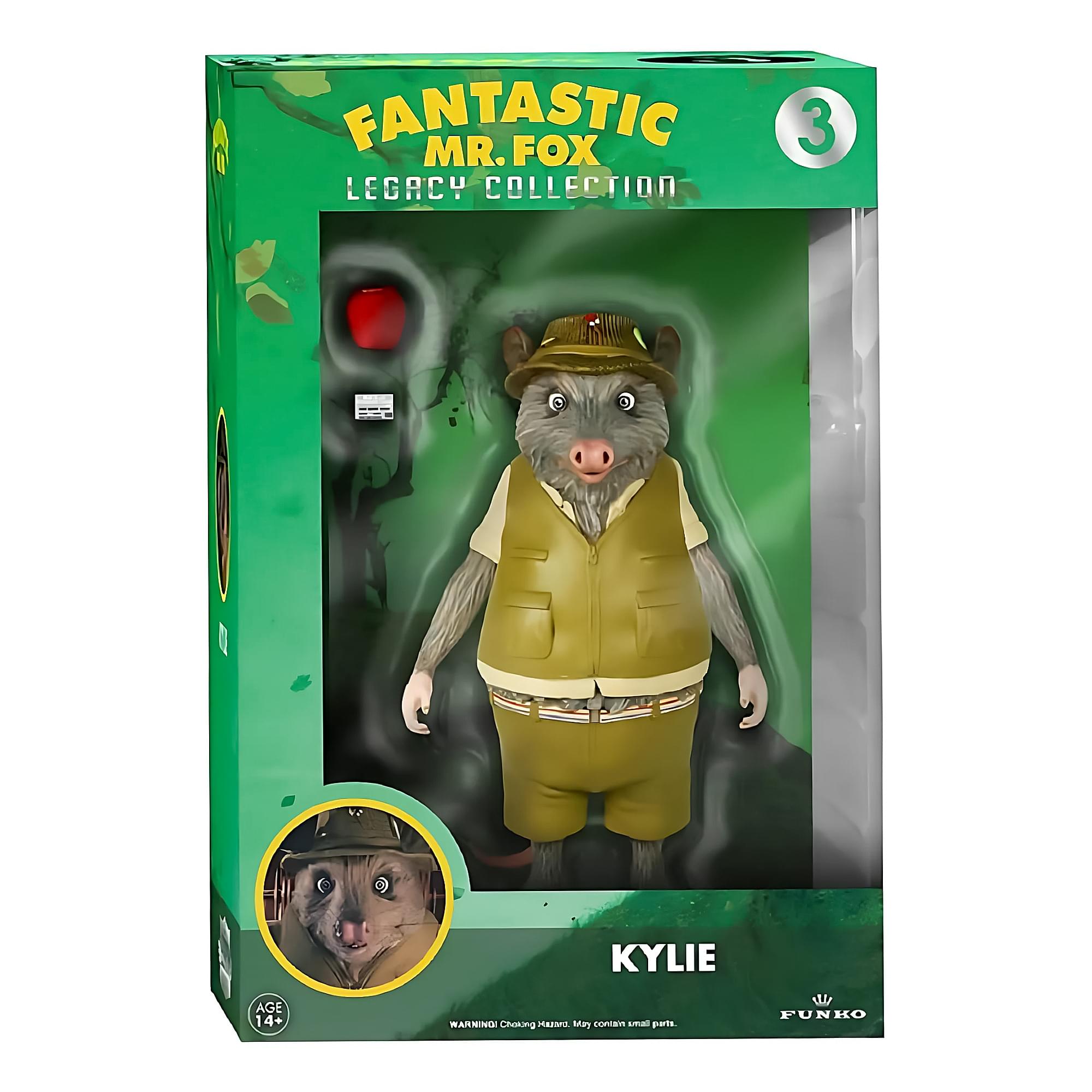 FANTASTIC MR. FOX LEGACY COLLECTION 3 AGE 14+ KYLIE WARNING! Choking Hazard. Small parts.