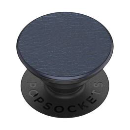 PopSockets - PopSockets- Collapsible Grip and Stand for Phones and Tablets - Pebbled Vegan Leather Prussian Navy
