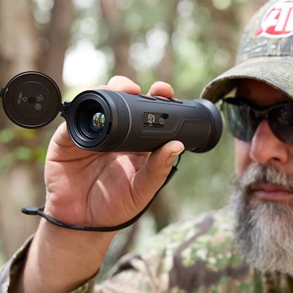 Angle. ATN - ATN BlazeTrek 319 2-16x Thermal Monocular with 384x288 Resolution | Capture Images and Videos | NETD rating of <25mK - Black.