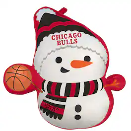 Pegasus - Chicago Bulls Holiday Snowman Plushlete Pillow - White
