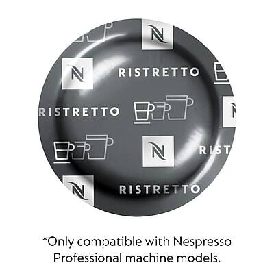 Sure, here is the corrected and grouped text:

---

**NESPRESSO**

**RISTRETTO**

*Only compatible with Nespresso Professional machine models.*

---