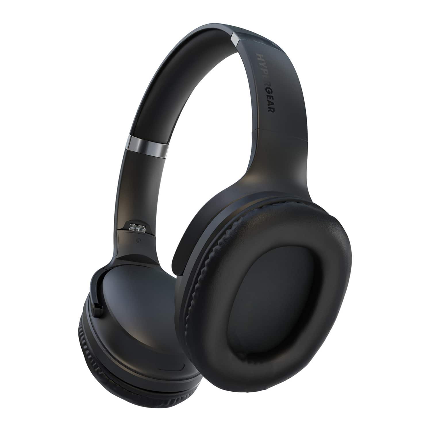 HyperGear - 16180 Flip 2-in-1 Over-ear Bluetooth Headphones With Microphone And Speaker Mode - Black