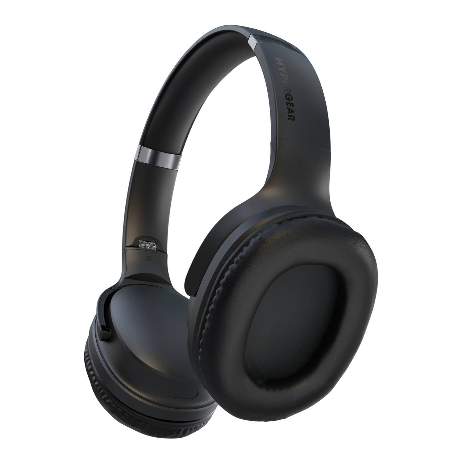 HyperGear - 16180 Flip 2-in-1 Over-ear Bluetooth Headphones With Microphone And Speaker Mode - Black