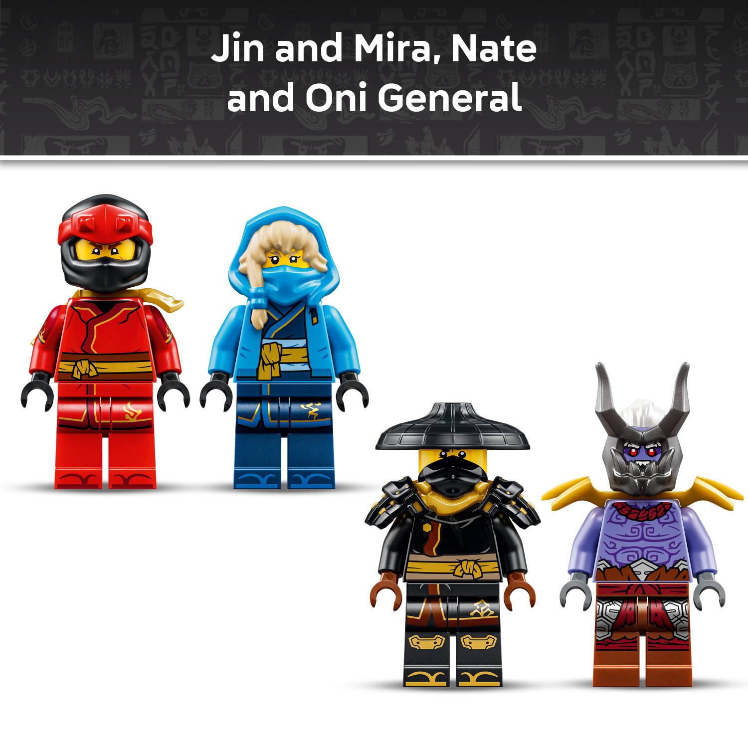 Jin and Mira, Nate and Oni General
