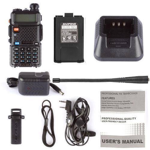 Alt View 8. Winado - Baofeng UV-5R Dual Band UHF/VHF Radio RF FM Ham 2 Way Radio Walkie Talkie - Black.