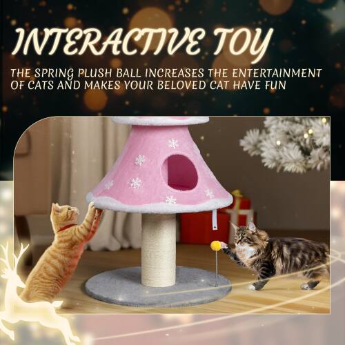 INTERACTIVE TOY  
THE SPRING PLUSH BALL INCREASES THE ENTERTAINMENT OF CATS AND MAKES YOUR BELOVED CAT HAVE FUN