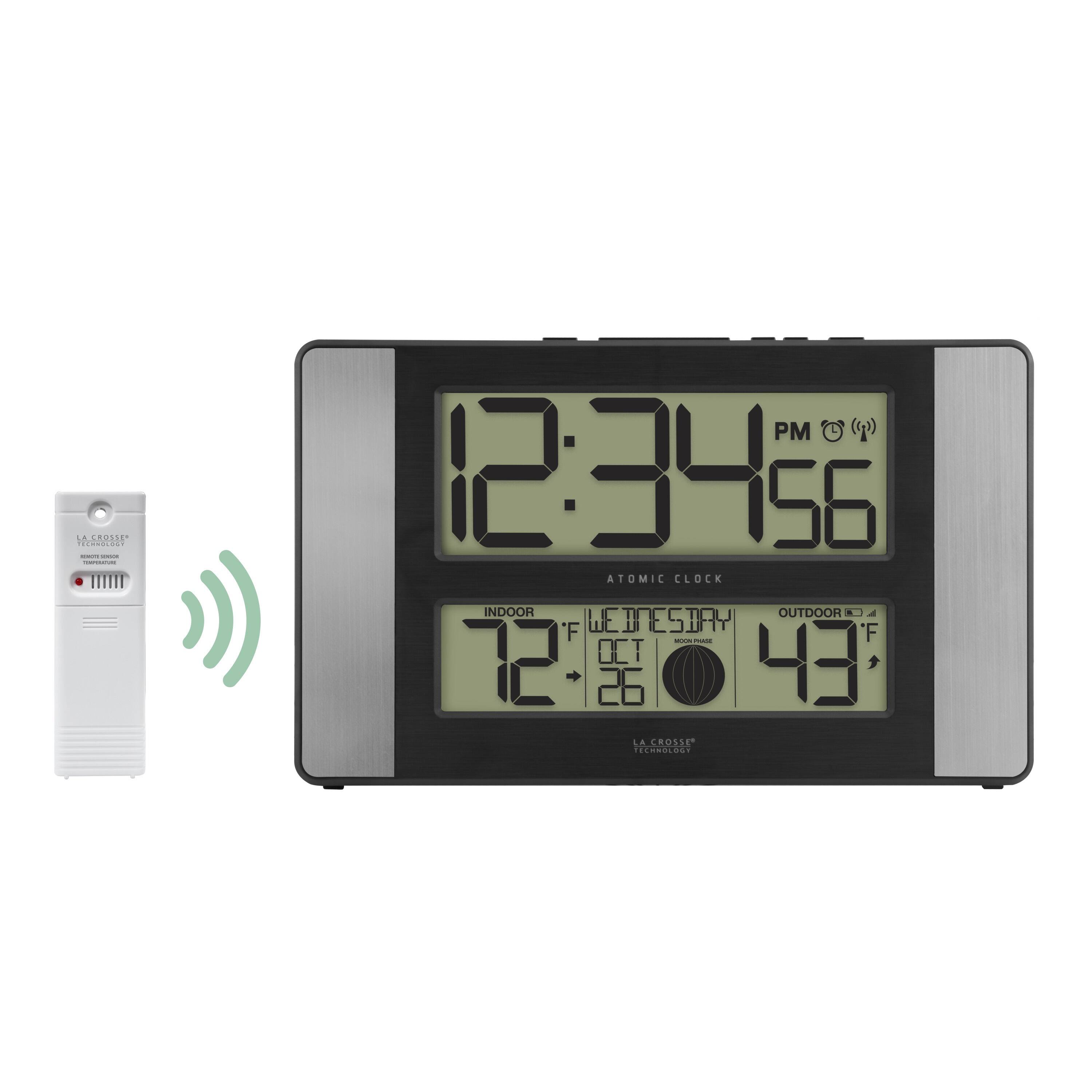 - CROSICA: Cndidds
- PM 12:34:56
- ATOMIC CLOCK
- INDOOR OUTDOOR
- WE 12 OCT 26
- 43°F
- LA CRUSSEL TECHNOLOGY