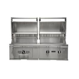 50" Coyote Outdoor Living Combination Natural Gas (NG) and Charcoal Grill - Stainless Steel