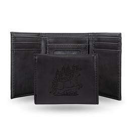 Rico Industries - Outdoor Sportsman Buck Deer Scene Black Trifold Wallet with Clear ID Window - Multi