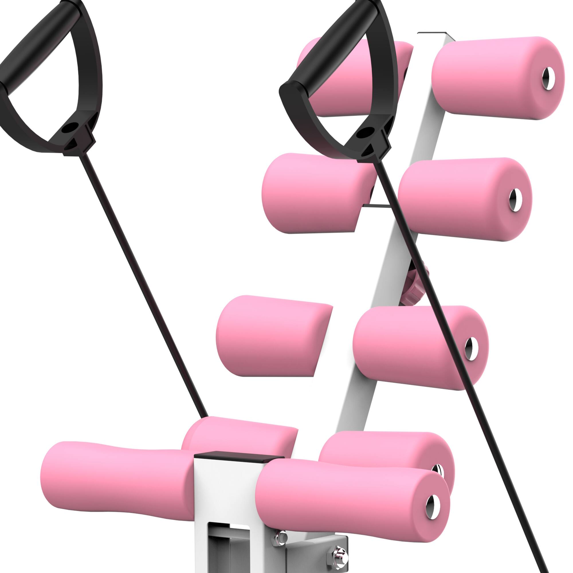 Alt View 2. Anysun - Deep Squat Machine with Resistance Bands - Glute & Leg Trainer for Home Gym, Apartment & Office - Pink.