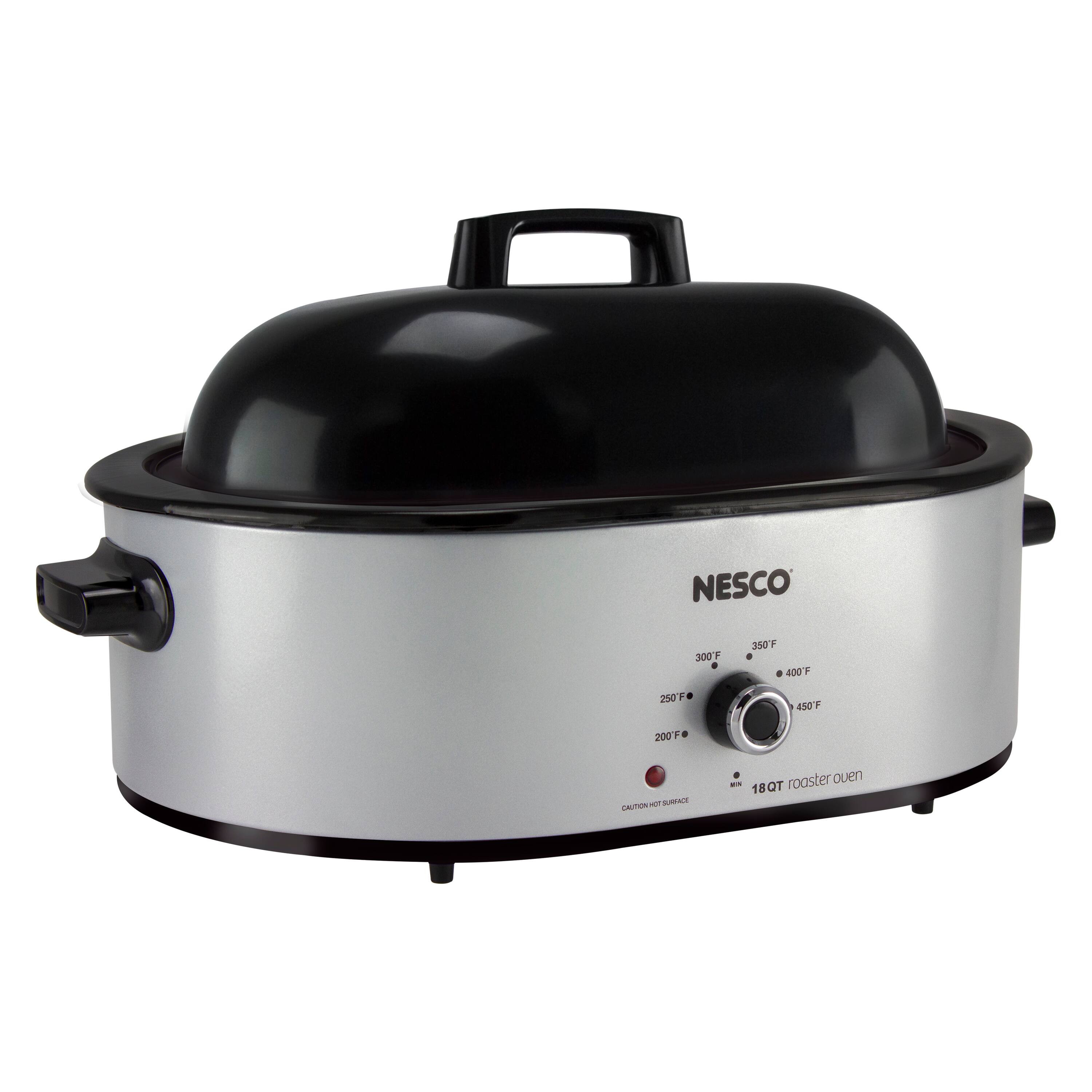 NESCO 300 350F 400F 250 450F 200 - Tma CAUTION - 18QT roaster oven