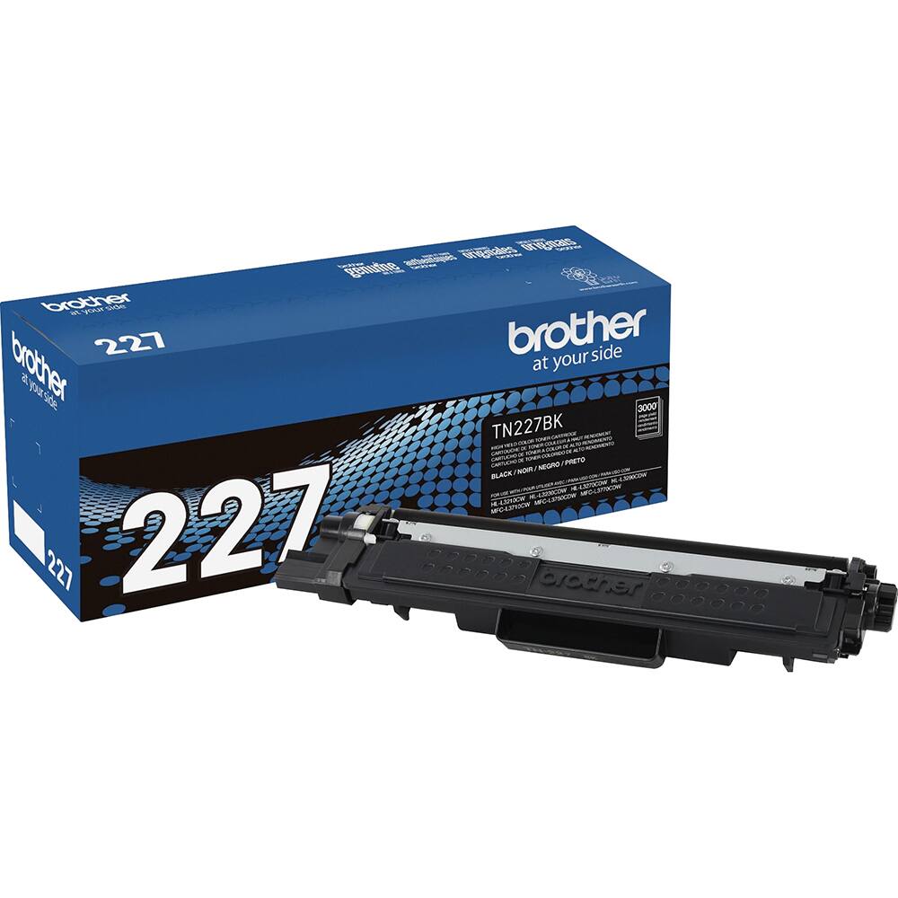 brother 227 at your side  
TN227BK  
BLACK / NOIR / NEGRO / PRETO  
3000