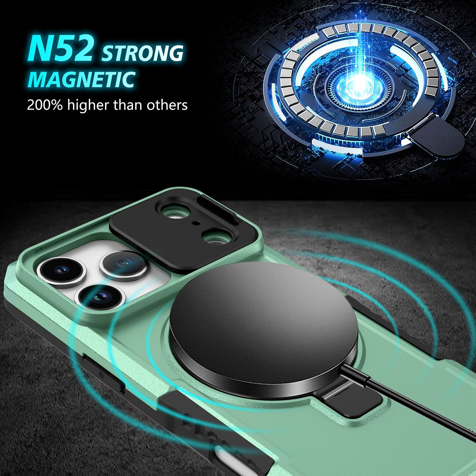 N52 STRONG MAGNETIC  
200% higher than others