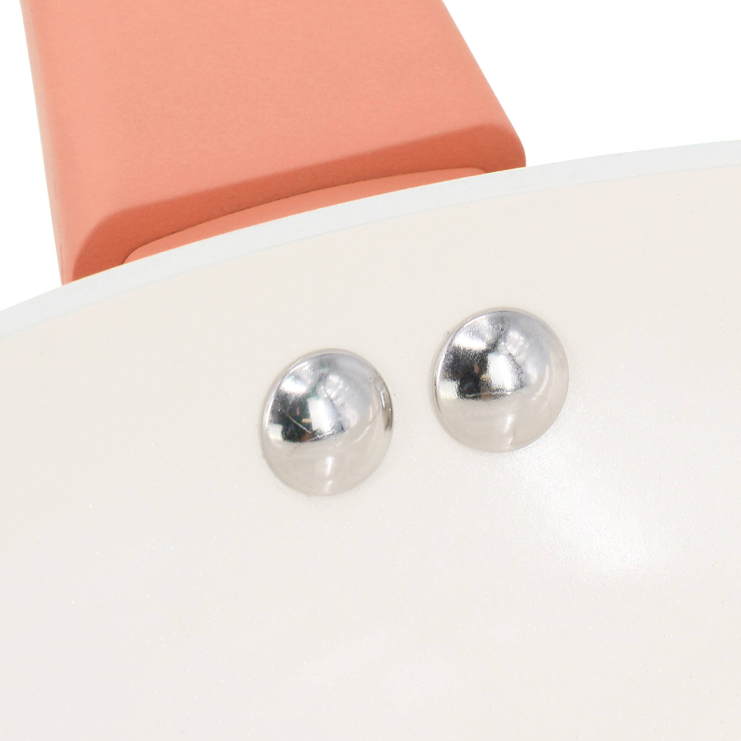 Alt View 3. Martha Stewart - Martha Stewart Everyday Rexford 12 Inch Ceramic Nonstick Aluminum Frying Pan in Coral - Coral.