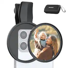 Neewer - 67mm 1/4 Diffusion Clip-On for iPhone