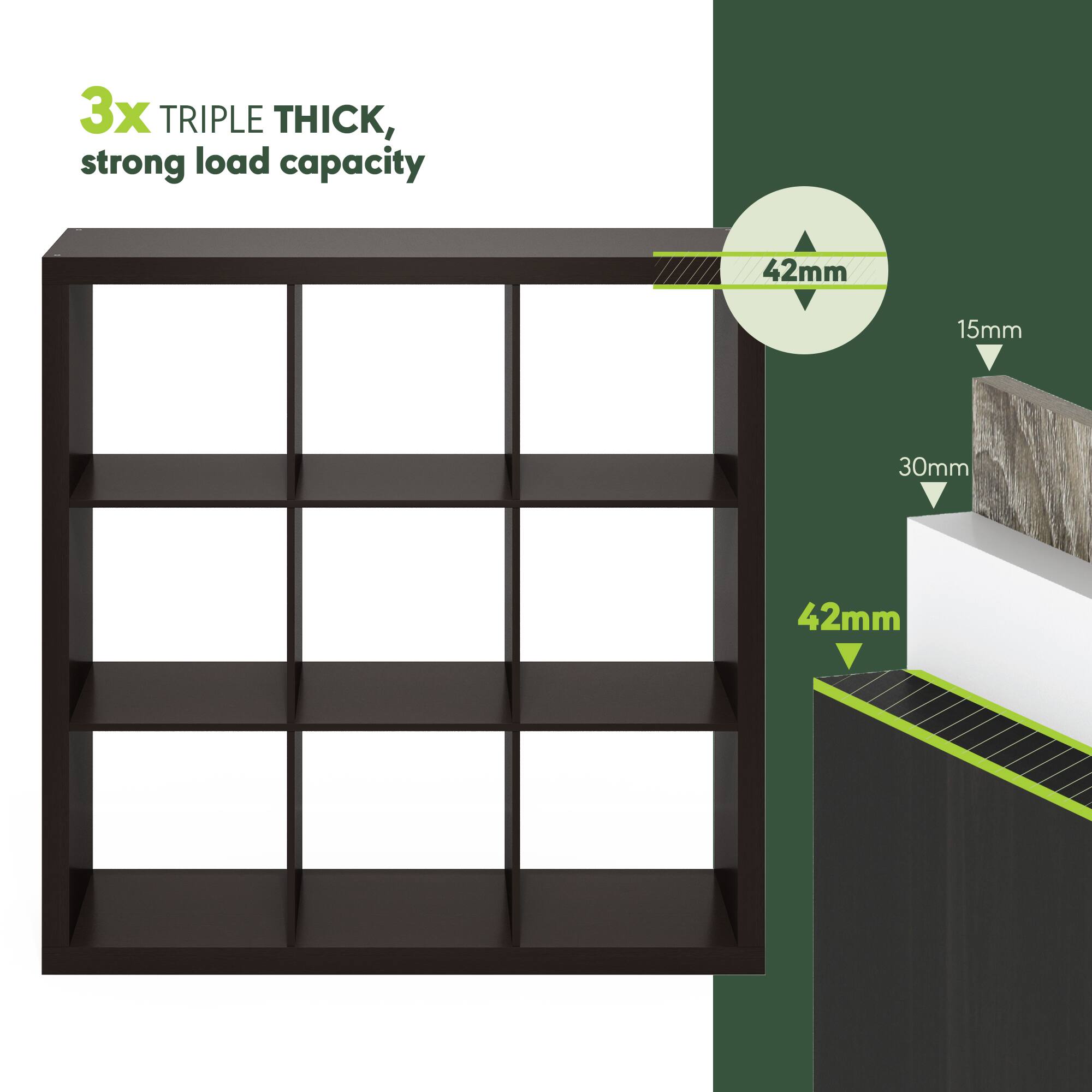 3x TRIPLE THICK, strong load capacity

42mm

15mm

30mm

42mm
