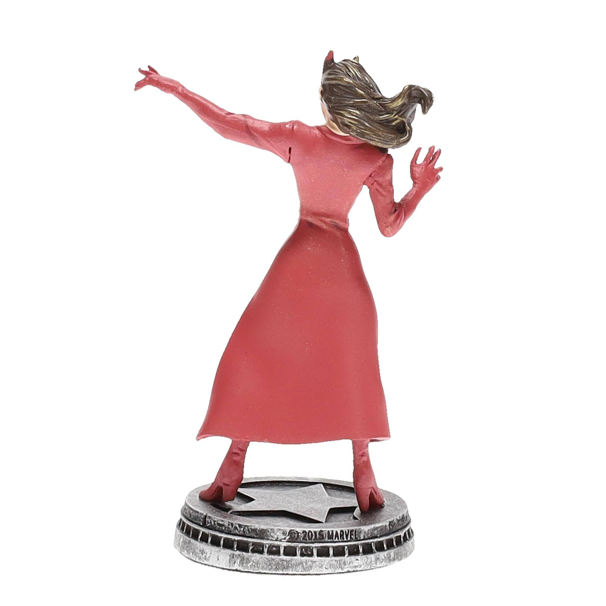 Alt View 2. Marvel - Marvel Chess Collection #29 Scarlet Witch (Pawn) | Chess Piece Only - Red.