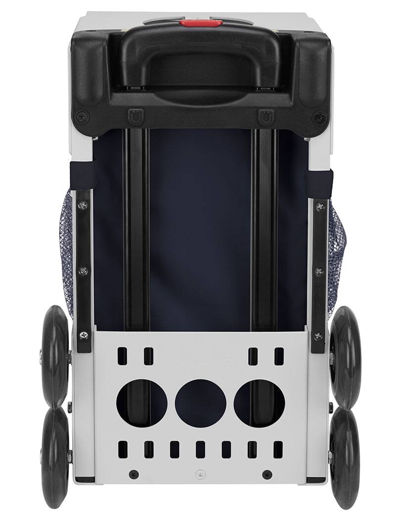 Zuca Ice Queen Sport Bag & Frame w/ Flashing Wheels White
