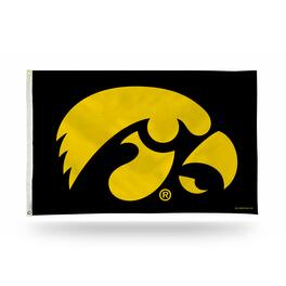 Rico Industries - Iowa Hawkeyes 3X5 Indoor Outdoor Banner Flag with grommets for hanging - Multi