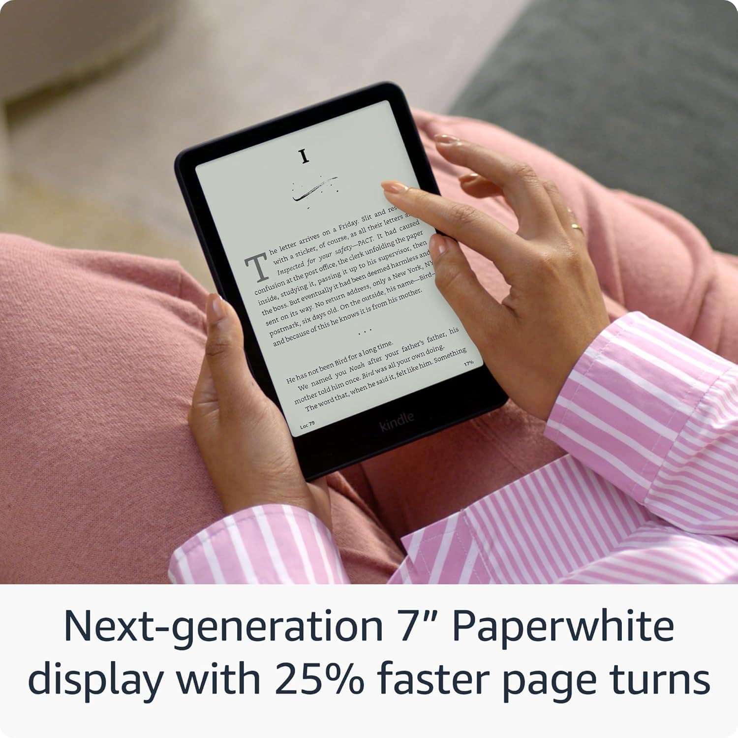 Amazon 7 inch Kindle Paperwhite (16 GB) 2024 Tablet Essentials