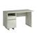 Angle. Sauder - Porto Palma Single Ped Desk Ha - SGS Laminate Haze Acacia.