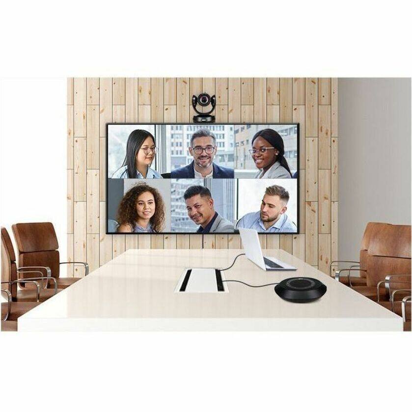 Alt View 4. AVerMedia - AVer Professional Camera and Speakerphone for Mid-to-Large Room Meeting - For Video Conferencing, Meeting Room, Meeting - Black.