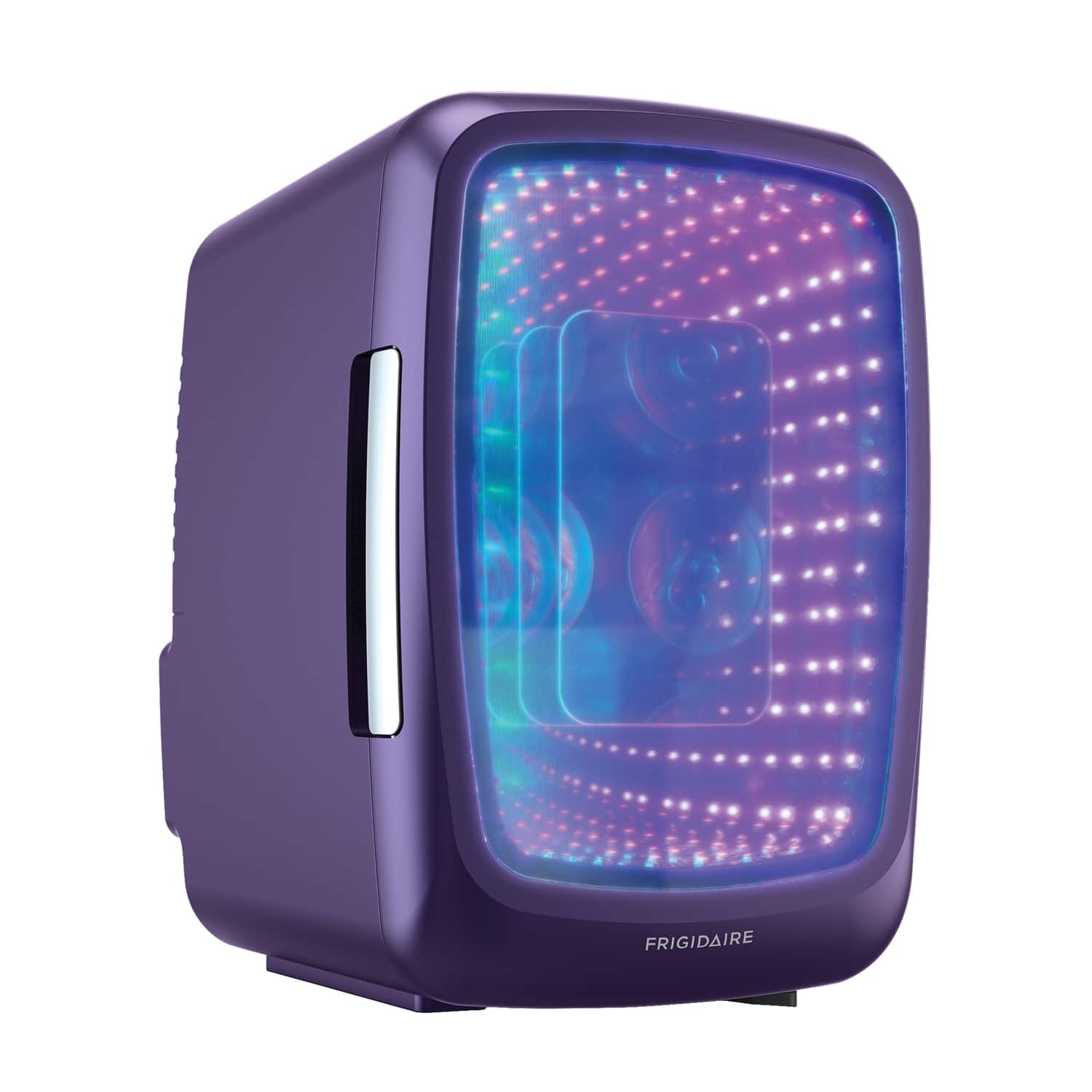 Frigidaire - Efmis179-purplehaze 6-can Retro Gaming Light-up Portable Beverage Mini Fridge, Efmis179 (purplehaze) - purple