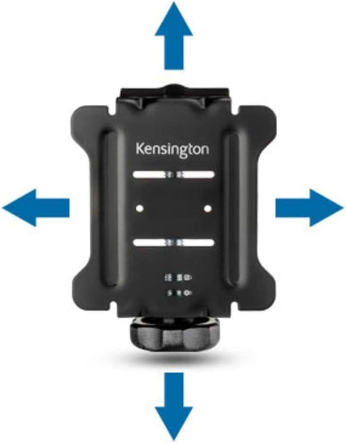 Left. Kensington - Kensington Clamp Mount for Docking Station, Workstation - Steel, Plastic - Unknown.