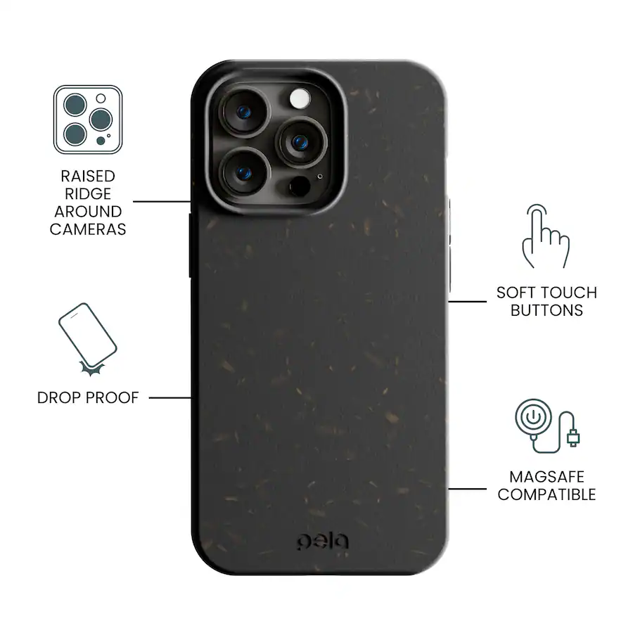 Pela Eco Friendly Hard Shell Case with MagSafe Module for Apple iPhone ...