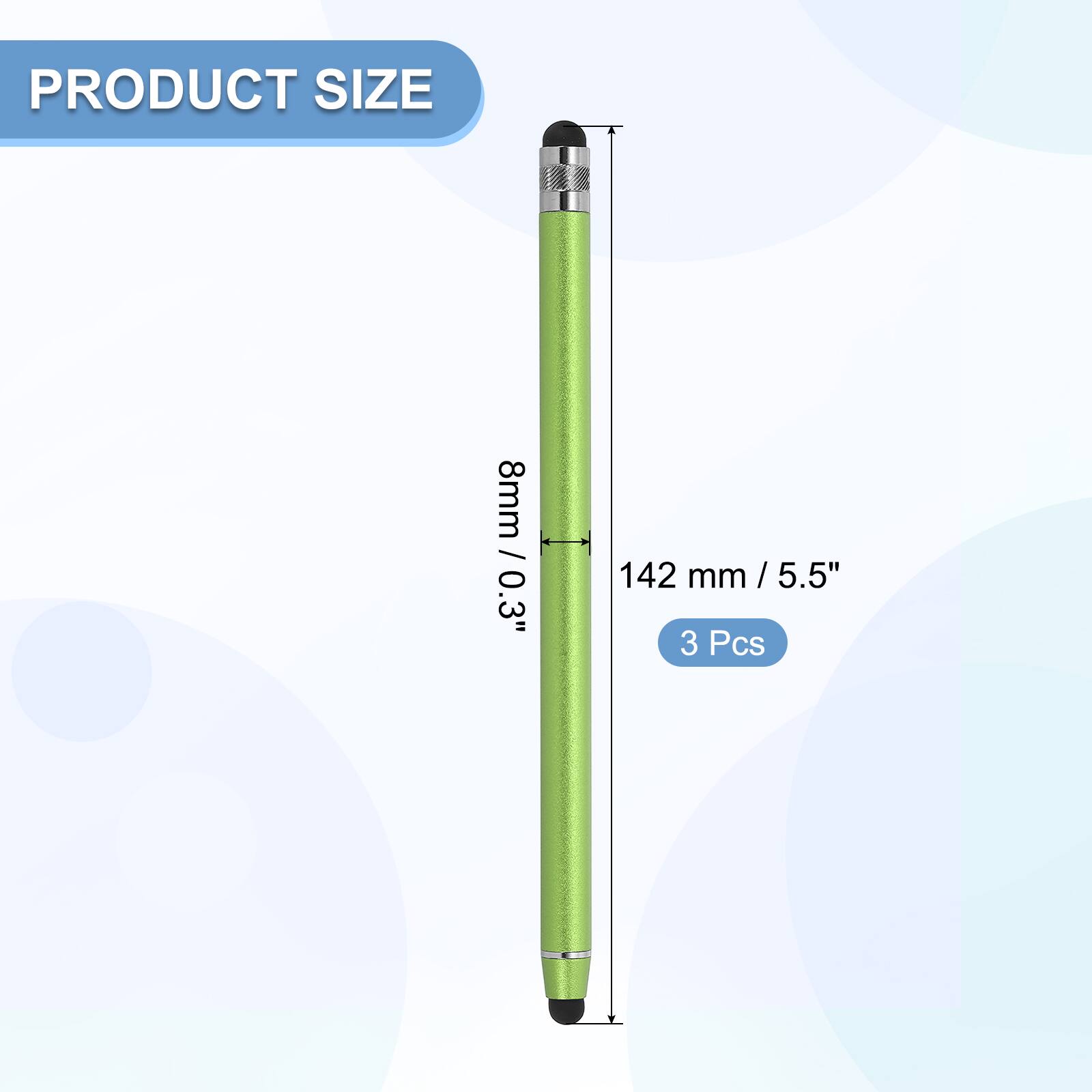 PRODUCT SIZE  
8mm / 0.3"  
142 mm / 5.5"  
3 Pcs