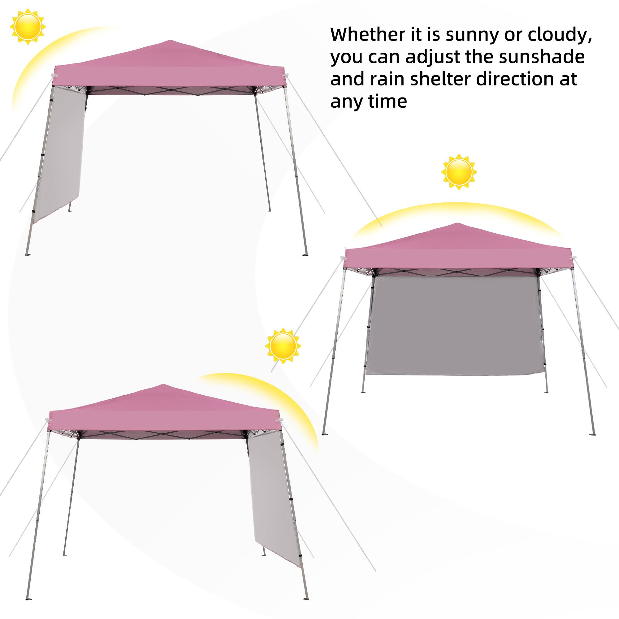 Whether it is sunny or cloudy, you can adjust the sunshade and rain shelter direction at any time