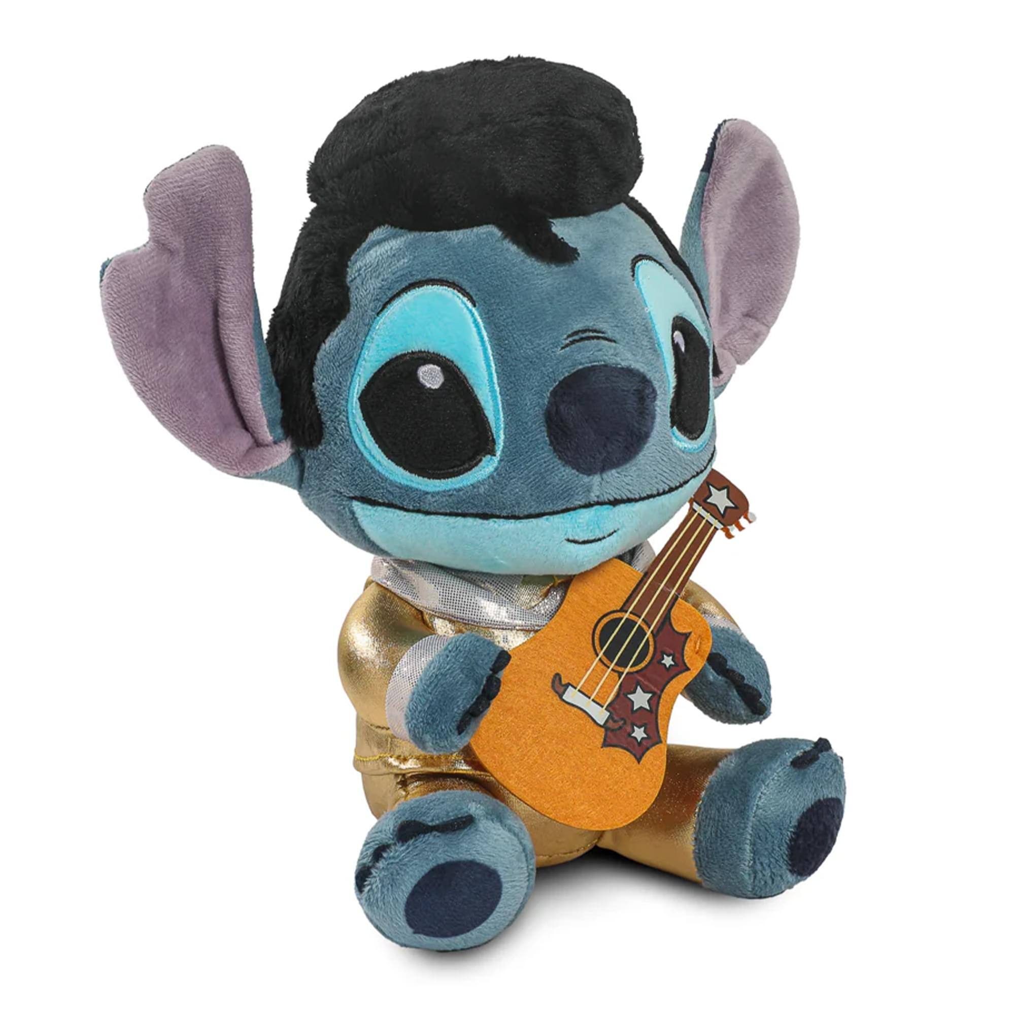 Alt View 1. Kidrobot - Disney Lilo & Stitch 9 Inch Elvis Stitch Plush | Gold Suit - Blue.