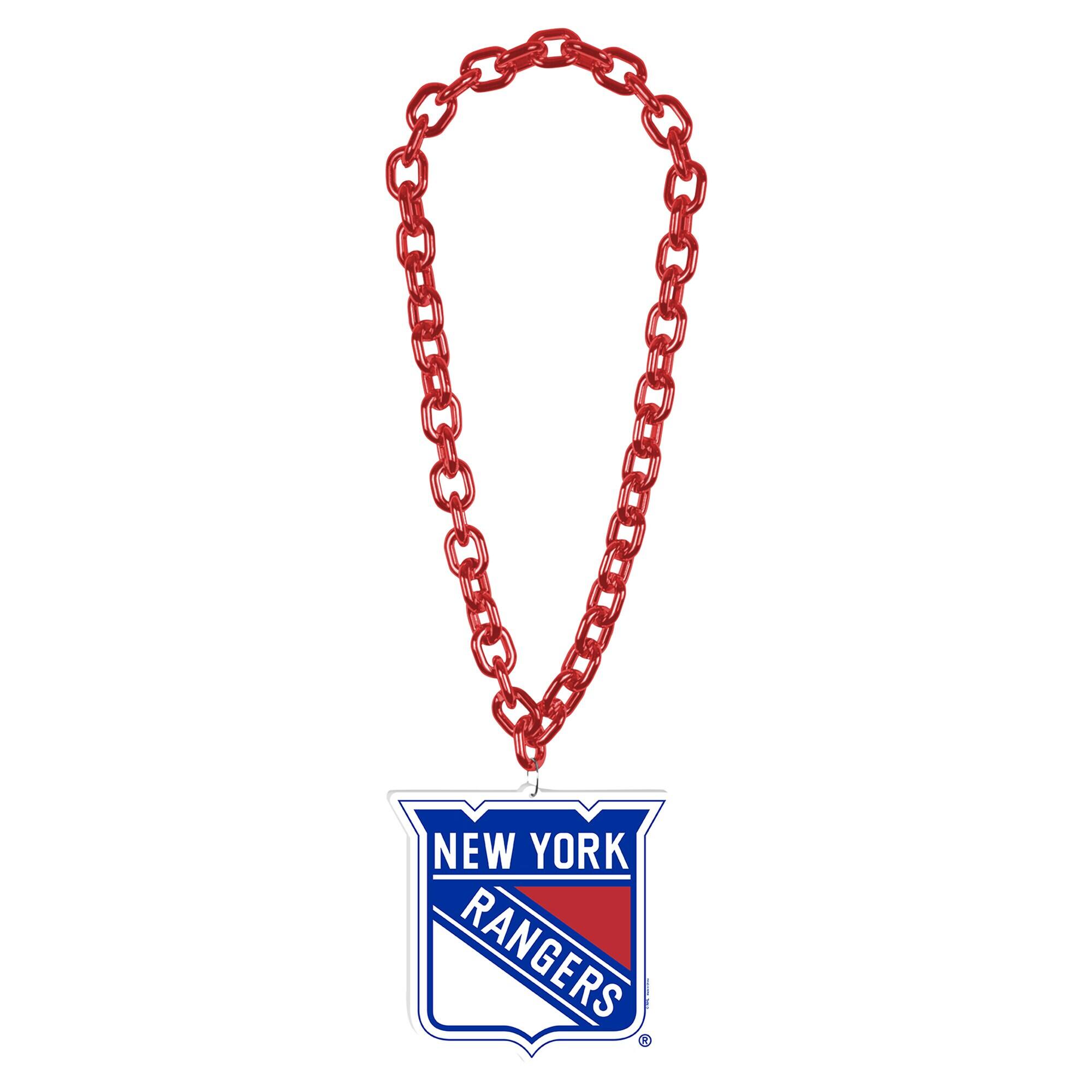 WinCraft - New York Rangers Big Chain Logo Necklace - Multicolor price history on PriceWatchPro