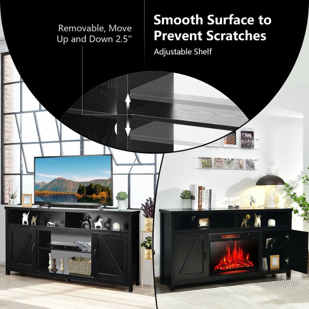 Removable, Move Up and Down 2.5"  
Smooth Surface to Prevent Scratches  
Adjustable Shelf