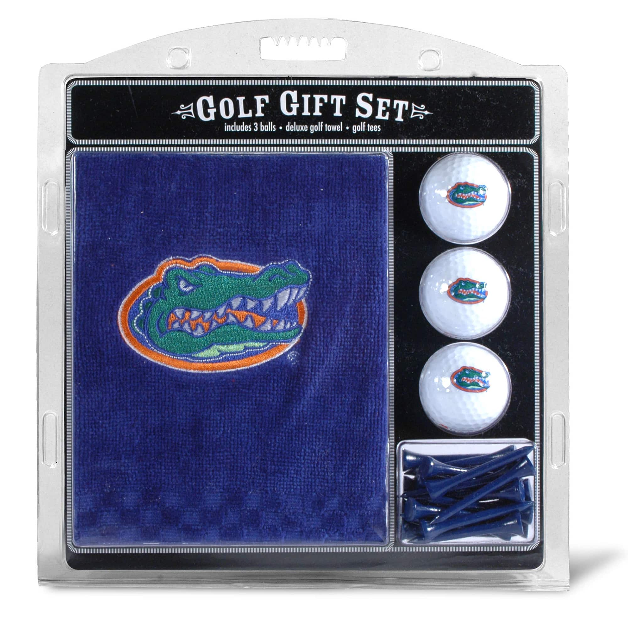 GOLF GIFT SET  
includes 3 balls • deluxe golf towel • golf tees