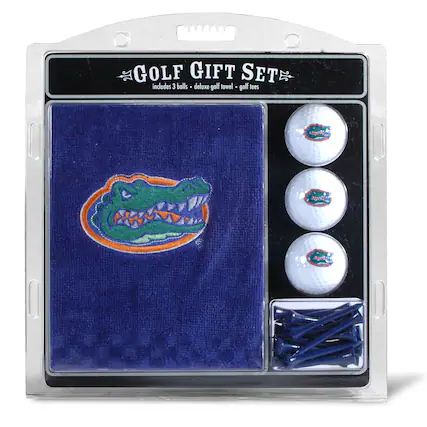 GOLF GIFT SET
includes 3 balls • deluxe golf towel • golf tees